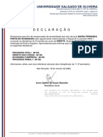 Histórico Da Faculdade PDF