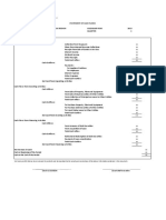 Quarterly Statement of Cash Flow