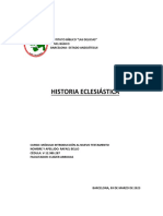 Trabajo 3 Historia Eclesiastica