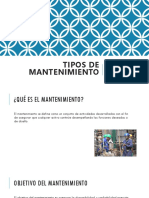 Actividad 3. Tipos de Mantenimiento