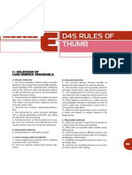 Module - E - D4S Rules of Thumb