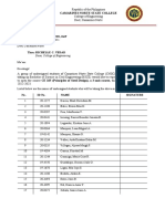 Probation Letter