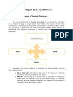 Central Tendency