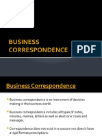 Business Correspondence1