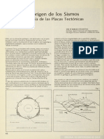 I Origen de Los Sismos: Teoría de Las Placas