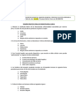 Exam Final Parasitolologia Practica Med Humana