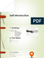 Self Introduction PDF