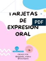 Tarjetas Expresión Oral