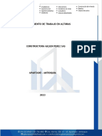 Procedimiento de Trabajo en Altura