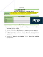 Ulp Examen Final 7 Diciembre 2022 Teorias de La Adm - 19 Hs