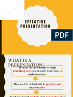 Effective Presentation