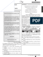 AMAR25DOM3 : Linguagens, Códigos E Suas Tecnologias Questões de 91 A 135 Questões de 91 A 95 (Opção Inglês)