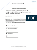 Papaya Biodiesel