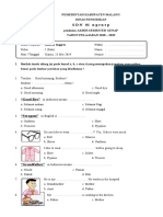 Soal Uas Bahasa Inggris Genap 2019