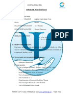 Informe Psicológico Salazar Yucra Angelina Brigith