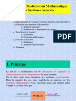 Chapitre 2 Modélisation Mathématique Des Systèmes Asservis