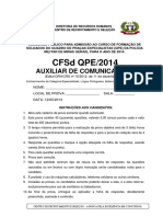 Crs PMMG 2013 PM MG Soldado Auxiliar de Comunicacoes Prova