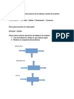 Balance de Materia Unietapa