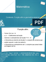 Slide Oficial Aulão Função Afim e Geometria Espacial PDF