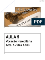 Aula 5 - Vocação Hereditária