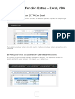Ejemplos de Función Extrae