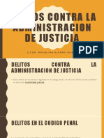 Delitos Contra La Administracion de Justicia 2do Parcial