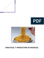 Practical 7: Production of Noodles