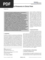 Implementation of Proteomics in Clinical Trials