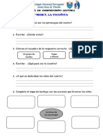 Misky, La Vicuñita - Ficha de Comprensión Lectora