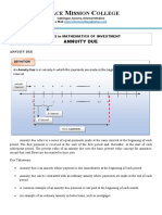 Mathematics of Investment Module 5