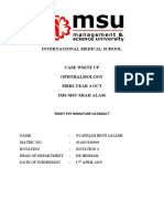 Case Write Up Ophthalmology