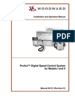 Proact™ Digital Speed Control System For Models I and Ii: Installation and Operation Manual