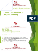 Introduction To Hospital Plannin