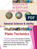 Lecture 14 Tectonic Plates and Earths Internal Structure CSS PMS General Science and Ability