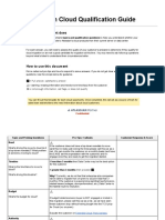 Cloud Qualification Guide
