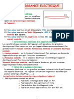 Cours 8 - La Puissance Électrique