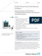 Endress-Hauser Proline Prosonic Flow I 400 9I4B EN