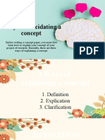 3 Ways of Elucidating Concept - English12