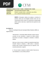 Parecer CFM 5 2020 Relatório e Atestado Médico Publicidade e Seus Efeitos 1 PDF