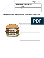 1.2.1 WRITING PRACTICE HOUR - Topic Sentences and Paragraphs