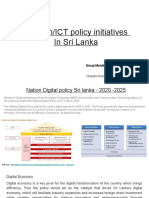 Telecom - ICT Policy Initiatives in Sri Lanka