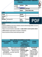 Planificacion Artística 1ro BT - 9 Semanas