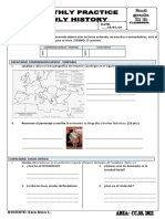 Practica Mensual de Historia 2do B 2022 Julio