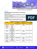 Sip Annex 9 Project Work Plan