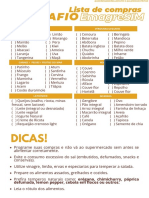 Lista de Compras Desafio Emagresim 2.0 PDF