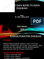 2.3.2 Analisis Potensi Dan Kebutuhan Daerah Agustus 2022 PHJ