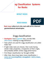 Engineering Classification Systems of Rocks