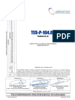 TES-P-104.05-R1 Cable Installation Reqt.