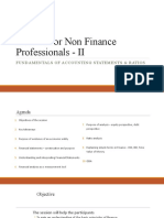 Finance For Non Finance Professionals Statements and Ratios