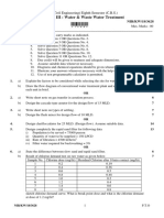 Ce 8 Sem Water and Waste Water Treatment Winter 2018 PDF